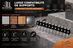 Clous béton premium en bande – Compatibles type BX-4_3