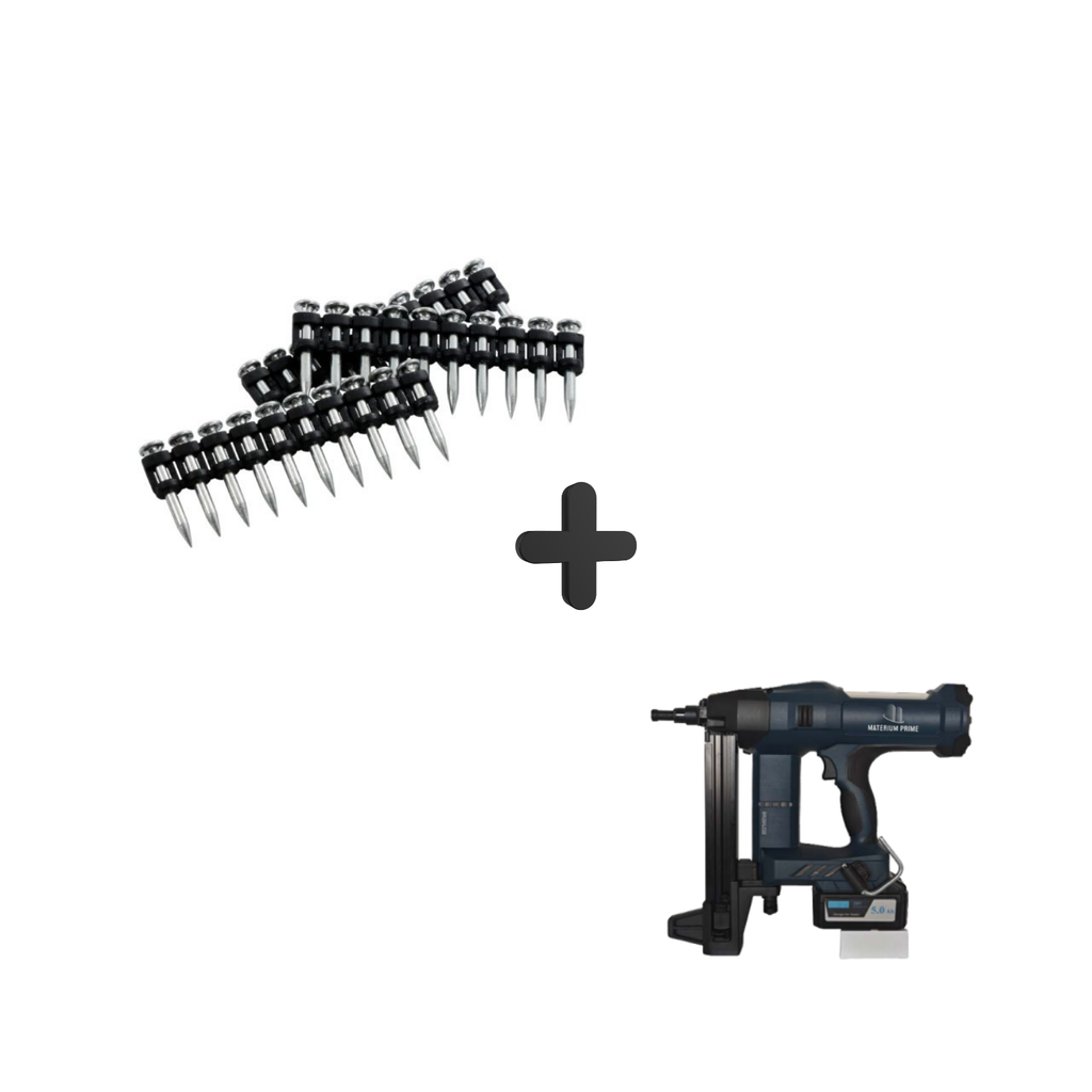 Pack fixation béton MTP - Clous HD + Cloueur CB-27